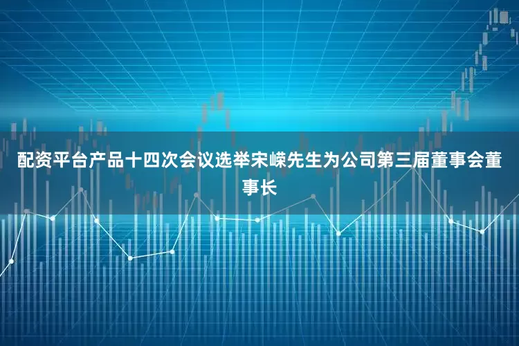 配资平台产品十四次会议选举宋嵘先生为公司第三届董事会董事长
